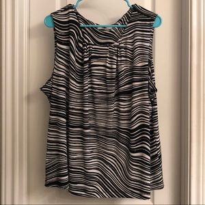 3x Calvin Klein Plus size sleeveless blouse top